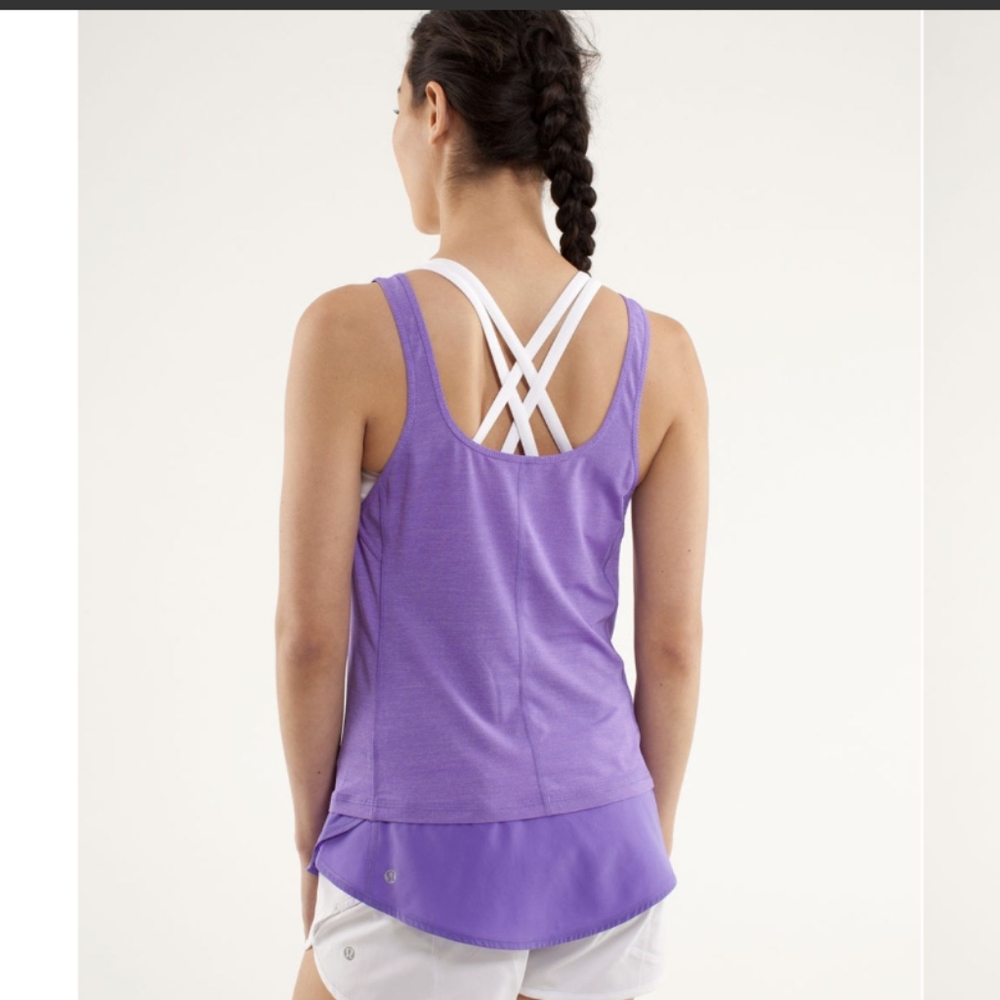 Lululemon Run: Mod Moves Singlet Power Purple